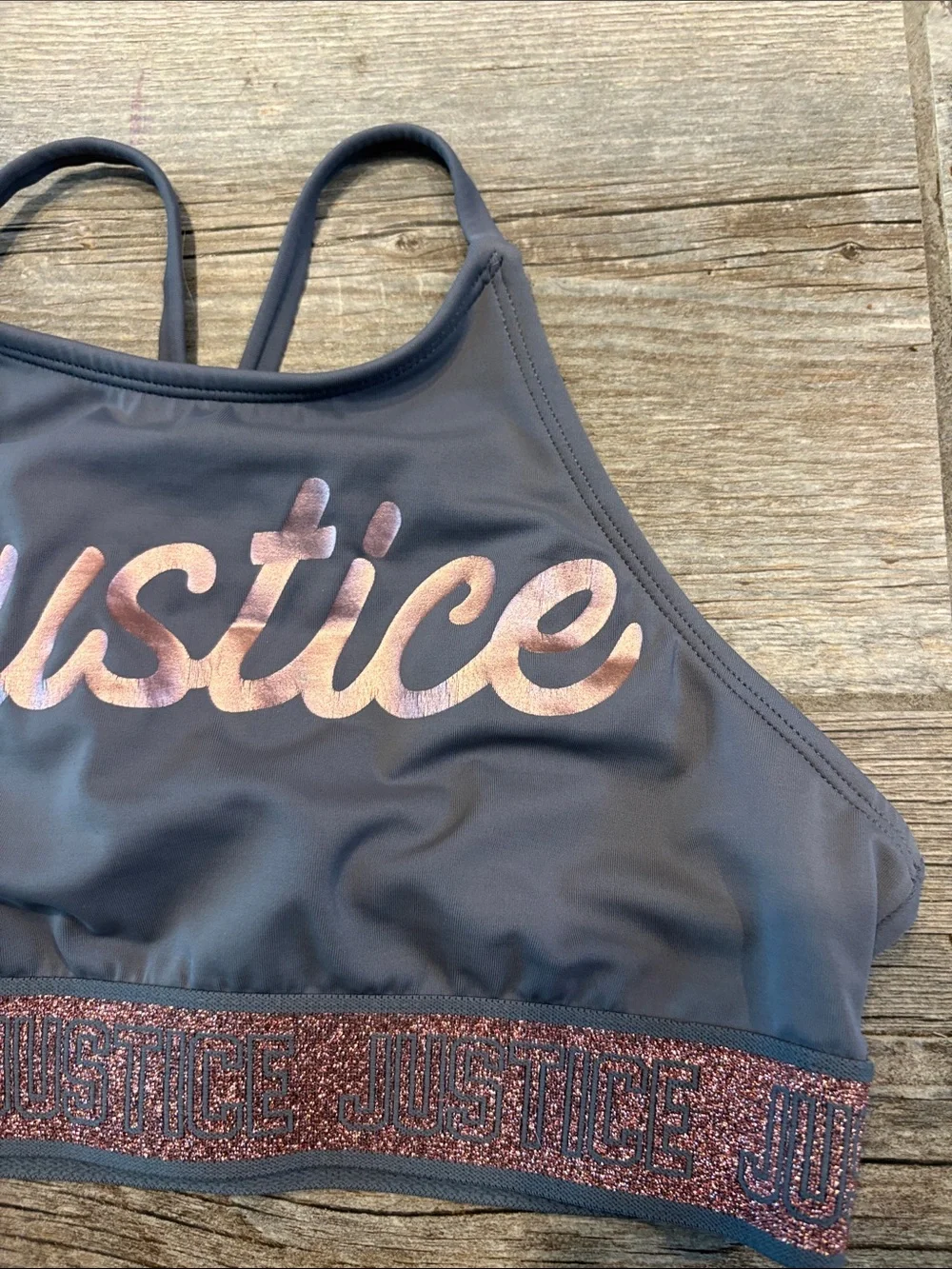 Justice Girls Sports Bra Size 14
